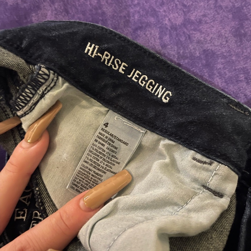 AE high rise skinny jegging